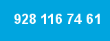928 116 74 61 928 116 74 61
